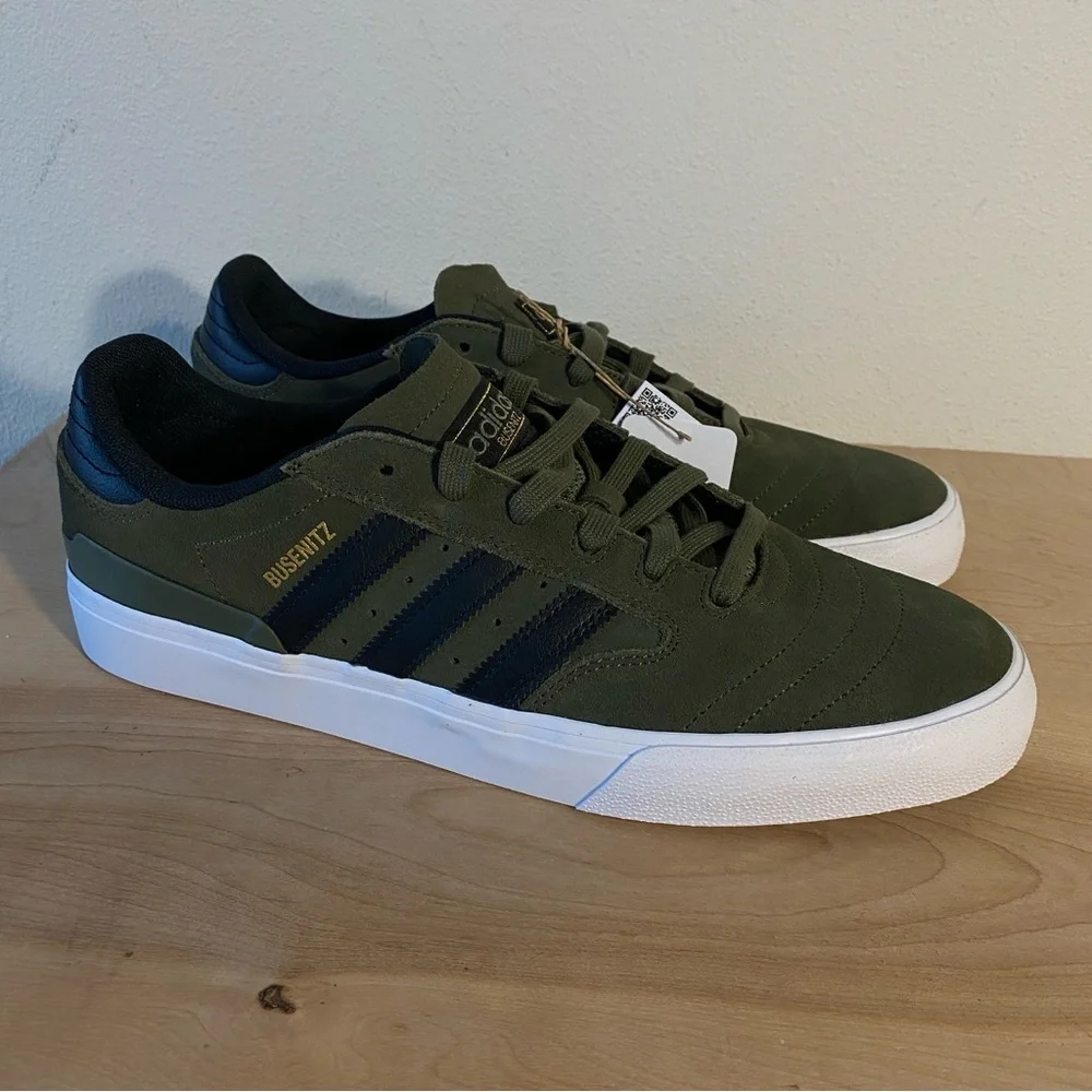 Adidas Busenitz Vulc 2 Olive Green - Size 10